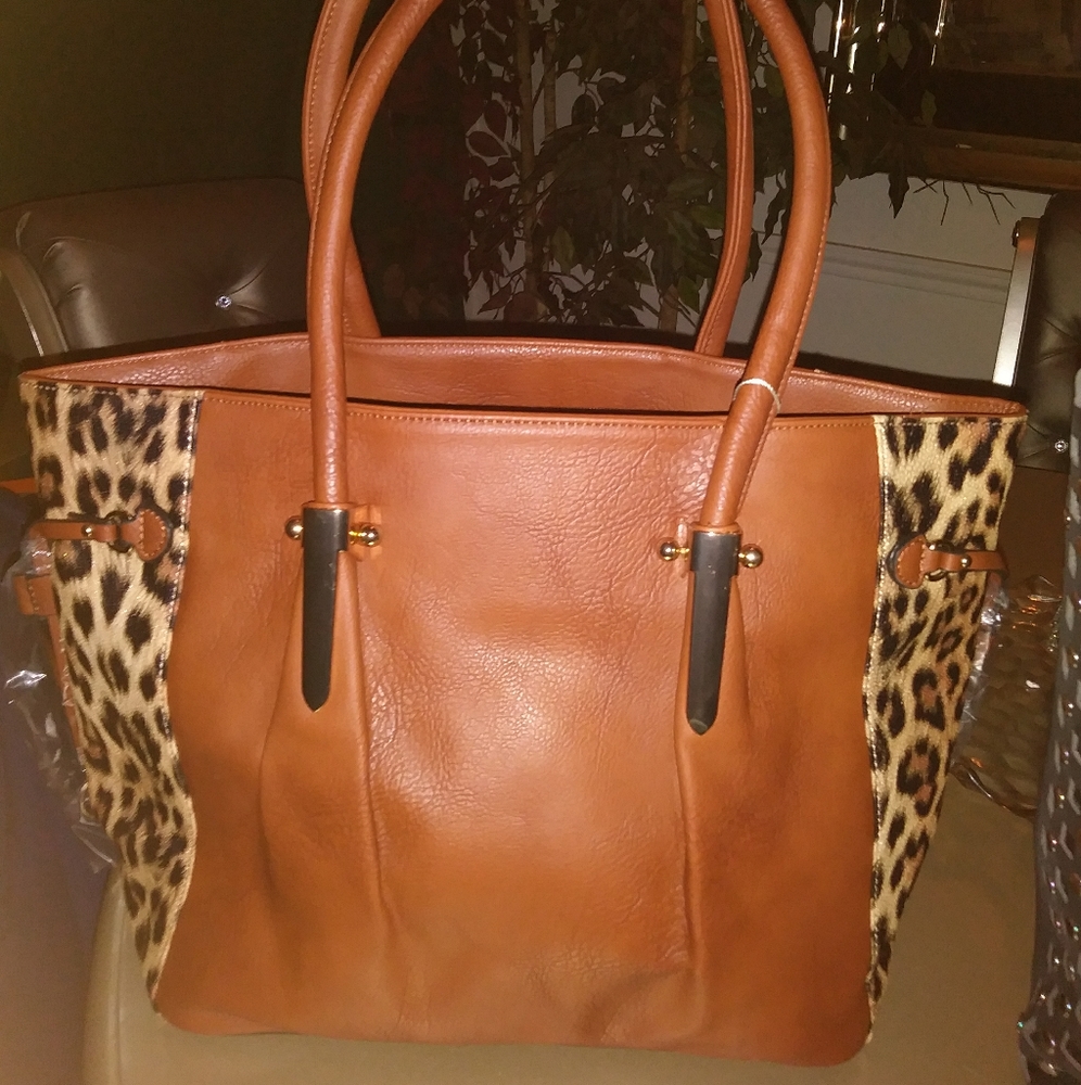 Leopard Print Handbag